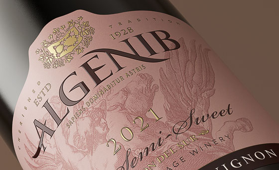Wine label